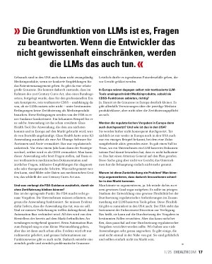 Vorschauseite 4: " Manche Anwendungen sind gefährlich und sollten nicht im Markt sein "