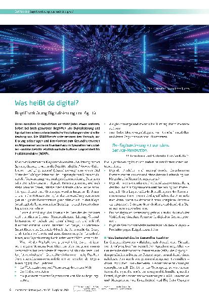 Vorschauseite 1: Was heißt das digital? Begriffserklärung Digitalisierung und Agilität