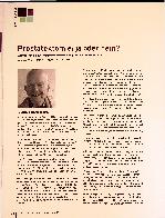 Vorschauseite 1: Prostatektomie: ja oder nein? Wichtig ist eine gut informierte Entscheidung - zwei Männer berichten