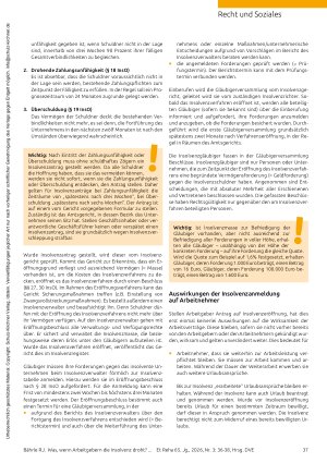 Vorschauseite 2: Was, wenn Arbeitgebern die Insolvenz droht?
