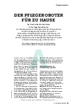 Vorschauseite 2: Der Pflegeroboter für zu Hause