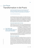 Vorschauseite 1: Transformation in die Praxis