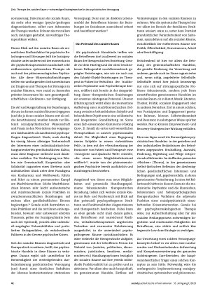 Vorschauseite 4: Therapie des sozialen Raums – notwendiger Strategiewechsel in der psychiatrischen Versorgung