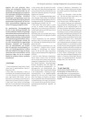 Vorschauseite 5: Therapie des sozialen Raums – notwendiger Strategiewechsel in der psychiatrischen Versorgung