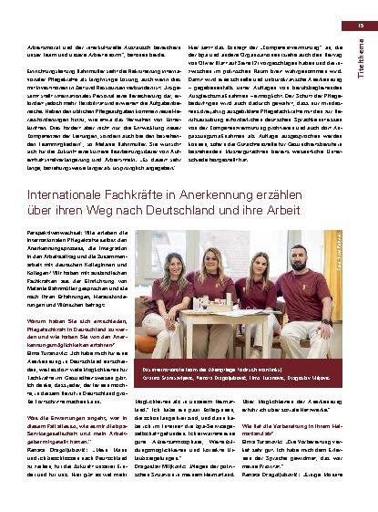 Vorschauseite 3: Herausforderung Fachkräftemangel: Der Schlüssel liegt in der Zuwanderung