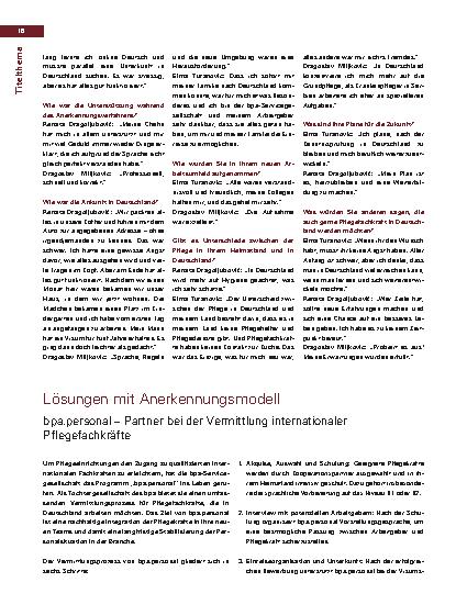 Vorschauseite 4: Herausforderung Fachkräftemangel: Der Schlüssel liegt in der Zuwanderung