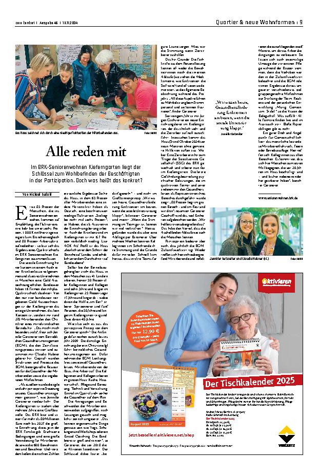 Vorschauseite 1: Alle reden mit.
