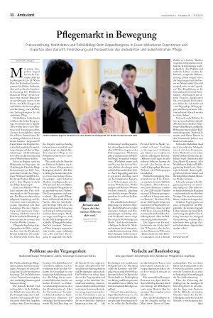Vorschauseite 1: Pflegemarkt in Bewegung