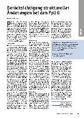 Vorschauseite 1: Berücksichtigung struktureller Änderungen bei den PpUG