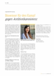 Vorschauseite 1: Biosensor für den Kampf gegen Antibiotikaresistenz