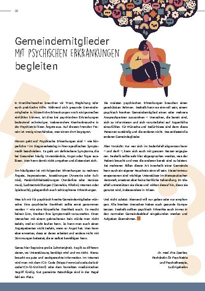 Vorschauseite 1: Gemeindemitglieder mit psychischen Erkrankungen begleiten