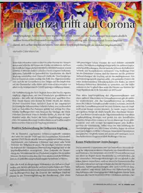 Vorschauseite 1: Influenza trifft auf Corona