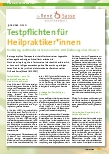 Vorschauseite 1: Testpflichten für Heilpraktiker*innen