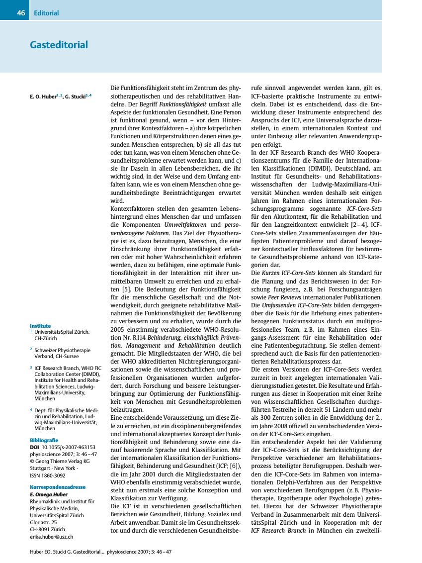 Vorschauseite 1: Gasteditorial