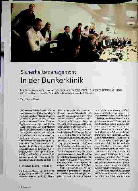 Vorschauseite 1: Sicherheitsmanagement in der Bunkerklinik