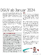Vorschauseite 2: Vergütungserhöhungen in GKV und DGUV ab Januar 2024