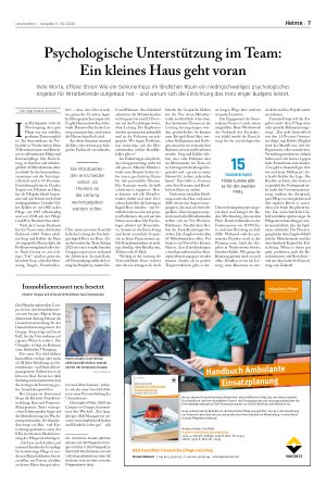 Vorschauseite 1: Psychologische Unterstützung im Team: Ein kleines Haus geht voran