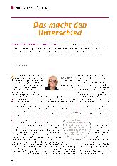 Vorschauseite 1: Das macht den Unterschied.