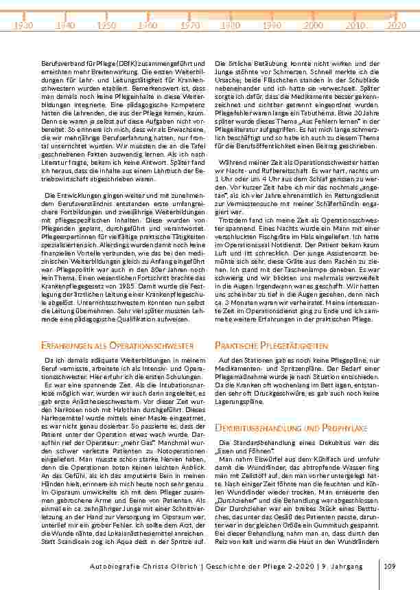 Vorschauseite 3: Von der Kuhmagd zur Professorin: Ein Blick in die Geschichte der Pflege auf der Grundlage der Autobiografie von Christa Olbrich