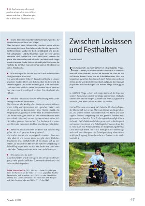 Vorschauseite 2: Arbeit, Pflege, Ich Vereinbarkeit im Alltag