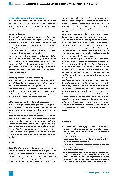 Vorschauseite 5: Gesundheitskiosk: Vernetzt denken und handeln