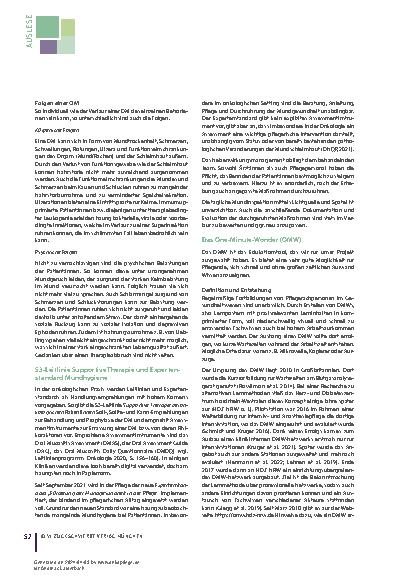 Vorschauseite 3: Nebenwirkungsmanagement bei oraler Mukositis