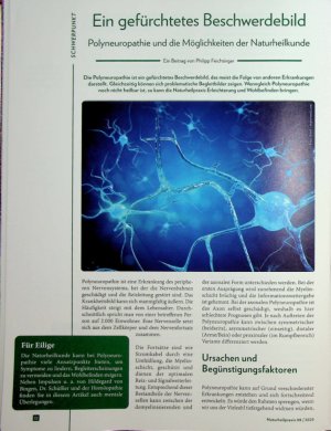 Vorschauseite 1: Ein gefürchtetes Beschwerdebild Polyneuropathie und die Möglichkeiten der Naturheilkunde