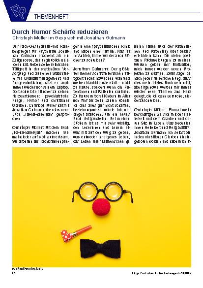 Vorschauseite 1: Durch Humor Schärfe reduzieren