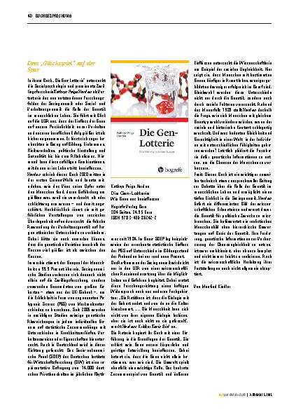 Vorschauseite 2: Kleine Rückblicke