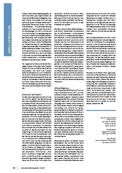 Vorschauseite 3: Investorengeführte MVZs: Heilsbringer oder Untergang der ambulanten Medizin?