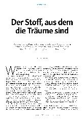 Vorschauseite 1: Der Stoff, aus dem die Träume sind