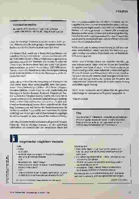 Vorschauseite 2: Neues Coronavirus: die Fakten