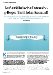 Vorschauseite 1: Außerklinische Intensivpflege: Tariflohn kommt!