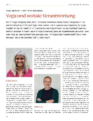 Vorschauseite 1: Yoga und soziale Verantwortung