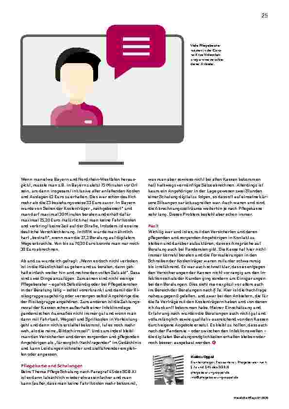 Vorschauseite 2: Pflegeberatung wird digital.