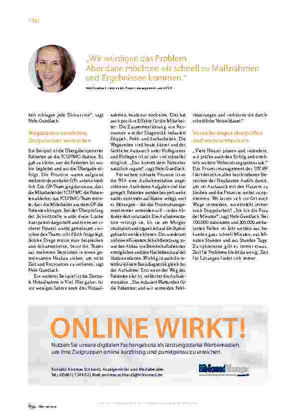 Vorschauseite 3: Prozessmanagement Auf die Minute