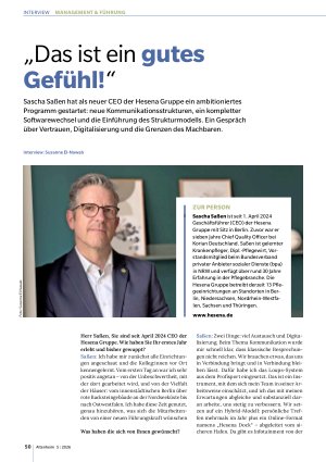 Vorschauseite 1: „Das ist ein gutes Gefühl! “