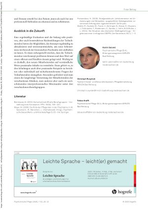 Vorschauseite 4: Mehr Sicherheit durch gezielte Qualifikation Basisqualifikation für die forensische Psychiatrie