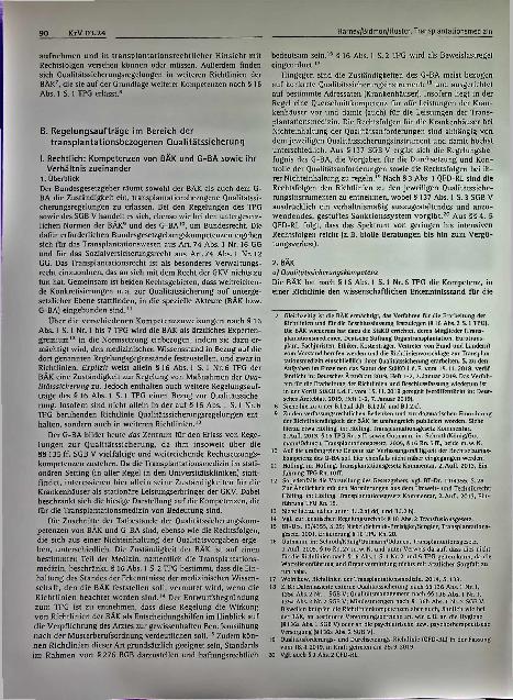 Vorschauseite 2: Qualitätssicherung in der Transplantationsmedizin: Regelungskompetenzen und Regelungsbedarfe*