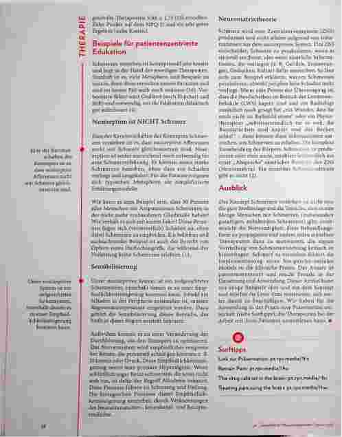 Vorschauseite 4: Schmerzmechanismen verstehen - ein „Muss“ für unsere Patienten