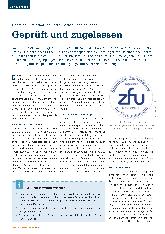 Vorschauseite 1: Der Weg zum staatlich zertifizierten Fernlehrgang: Geprüft und zugelassen.