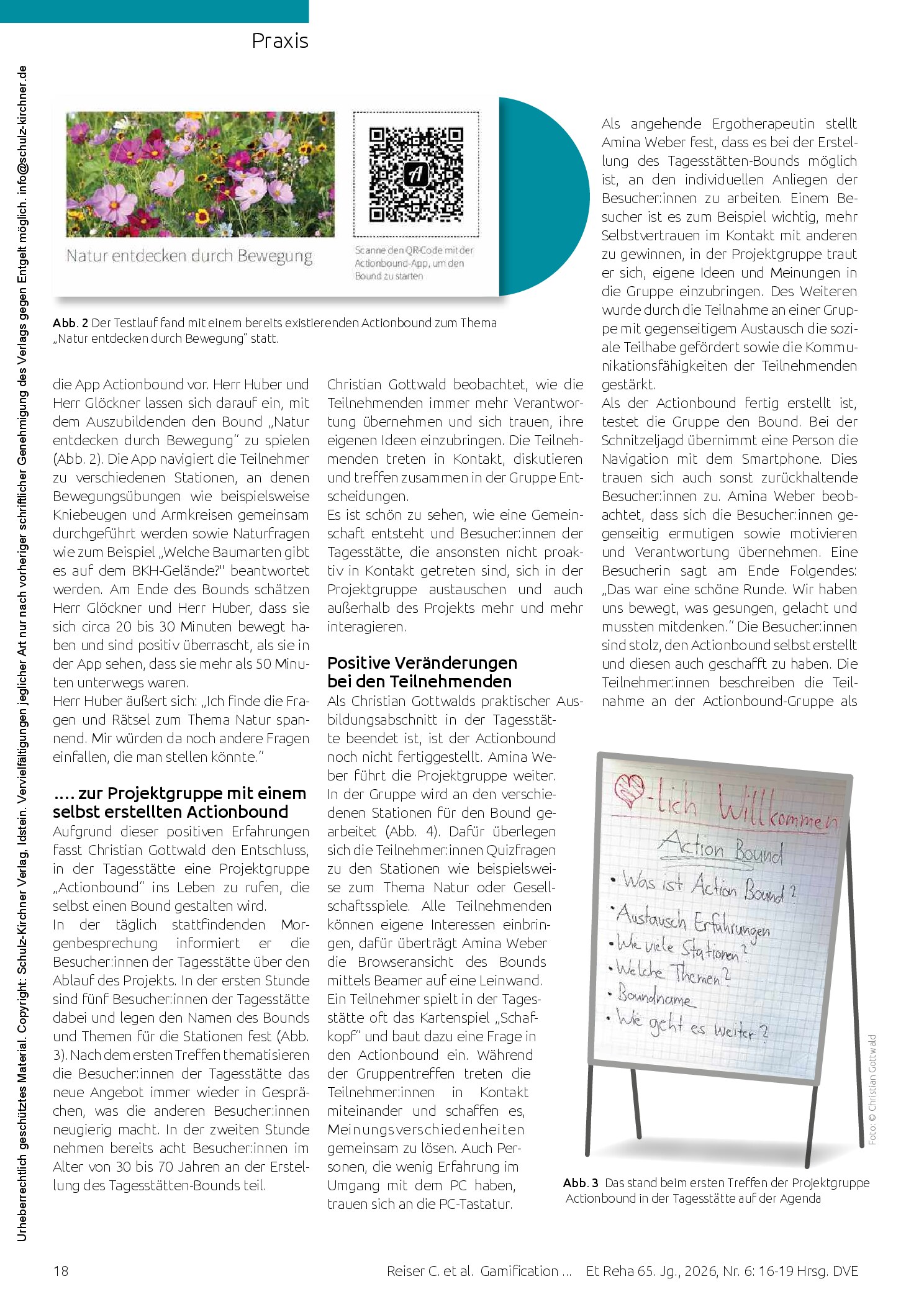 Vorschauseite 3: Actionbound als ergotherapeutisches Mittel im psychosozialen Fachbereich