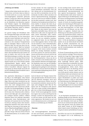 Vorschauseite 3: Rollenfindung als Genesungsbegleiterin »Mit Therapie kenne ich mich aus«