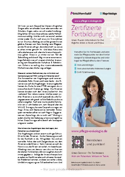 Vorschauseite 4: „Wie Pflegepersonen handeln, hat eine enorme Bedeutung.“