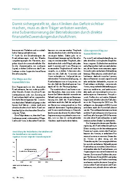 Vorschauseite 3: Debattenbeitrag: Krankenhausreform geht auch anders