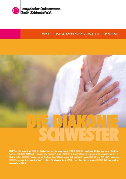 Vorschauseite 1: Die Diakonieschwester Heft 1-2-2025