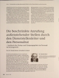 Vorschauseite 1: Die beschränkte Anrufung außenstehender Stellen durch den Dienststellenleiter und den Personalrat.