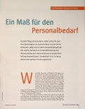 Vorschauseite 2: Ein Maß für den Personalbedarf