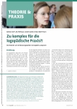 Vorschauseite 1: Zu komplex für die logopädische Praxis? ! Die Klientel von UK-Beratungsstellen retrospektiv analysiert