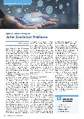 Vorschauseite 1: Jeder Zweite hat Probleme.